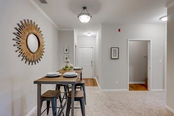 Separate dining room area
